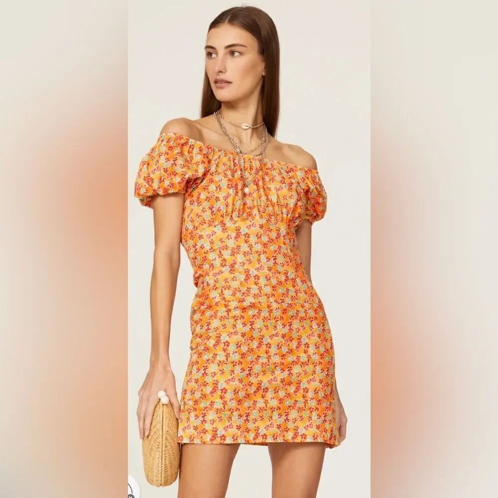 CAROLINE CONSTAS Calla Mini Dress Size Small